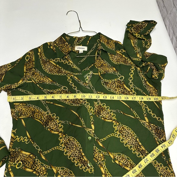 L'AGENCE Nina silk blouse XS - Picture 6 of 10